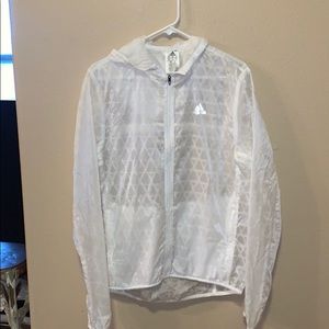 Adidas transparent windbreaker